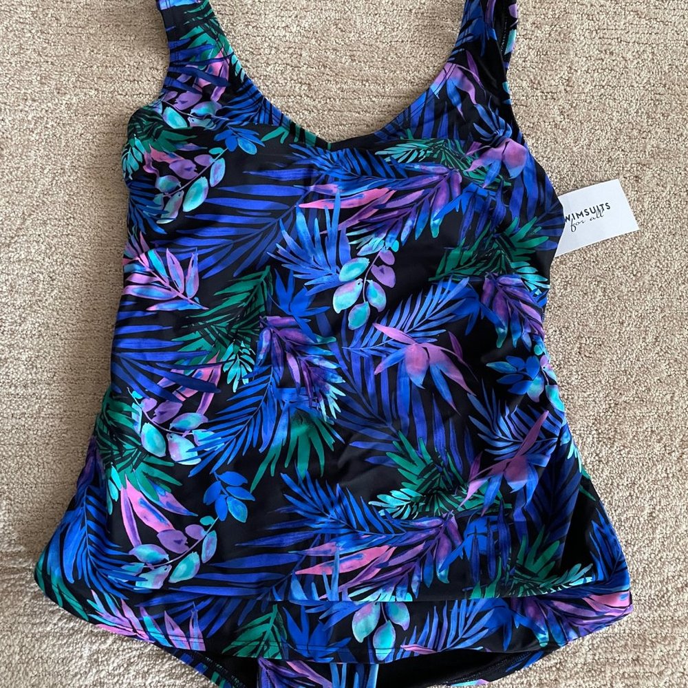 One piece floral swimsuit